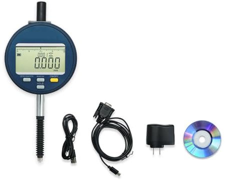 FUNTLY Digitale Anzeige Messuhr IP65-Digitalanzeige 0–12,7 mm mit Einer Auflösung von 5 μm, elektronisches Mikrometer, metrische Zoll-Messuhr (Color : GS-F5331-10-7)