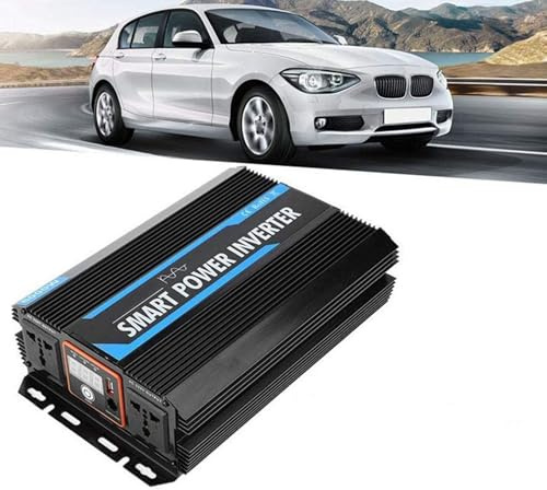 Topyond 6000W Reiner Sinus Wechselrichter Laderegler-Wechselrichter PV-Wechselrichter – DC 12 V zu AC 220 V Für Stromerzeugungssysteme,Wohnmobil, LKW