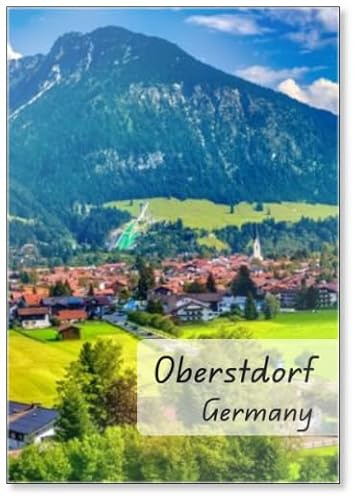 Kühlschrankmagnet Oberstdorf Bayern Deutschland