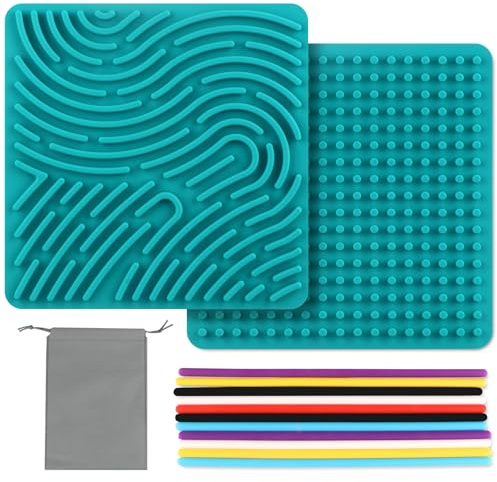 InemzTal Montessori Sensorik Spielzeug für Kinder ab 3+ und Erwachsene,Autismus Spielzeug mit 11 Zählstangen und Reisetaschen