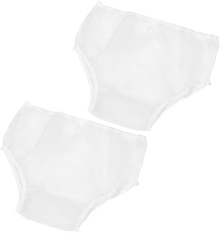 Windelüberzüge für Erwachsene 2 Stück Weiß Eva Auslaufsicher | Wiederverwendbar, Waschbar, Elastischer Bund, Atmungsaktiv, für Zuhause, Schwimmwindel Erwachsene