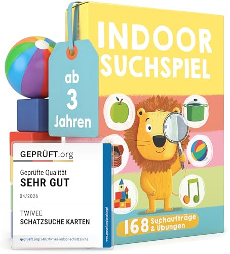 Entdeckerkarten - Entdecker Set für Kinder ab 3, 4, 5, 6, 7, 8, 9 Jahren | Gefunden - Lernspiel & Geschenk für Mädchen und Jungen - Indoor Schatzsuche - Finde Es Suchspiel - Spiele - für Zuhause