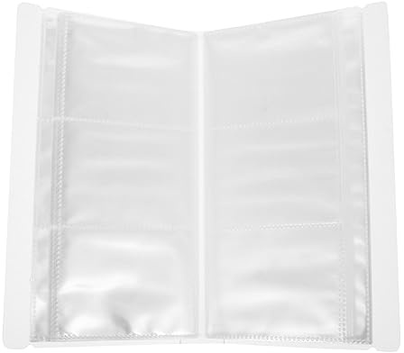 Healifty Album De Almacenamiento para Tarjetas Coleccionables Transparente e Tipo Material PP De Resistente y Ligero para Postales Boletos y Colecciones con Protección Anti-desvanecimiento