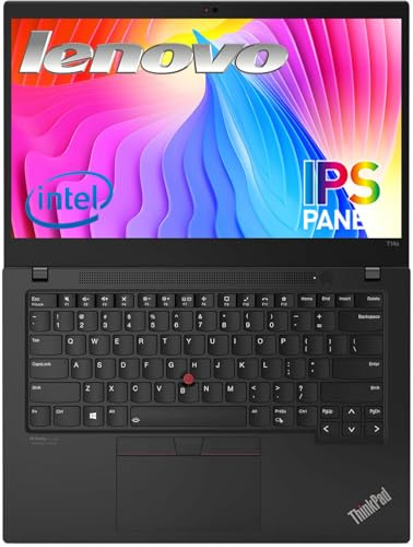 Lenovo Thinkpad T14s Gen 2 Laptop Business, 14-Inch (1920x1080), Intel Core i7-1185G7,16 GB RAM, 512 GB SSD, CAM, US Keyboard (QWERTY), Windows 11 Pro (Renewed)