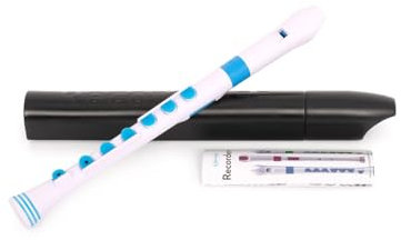 NUVO recorder+, weiß-blau, barock