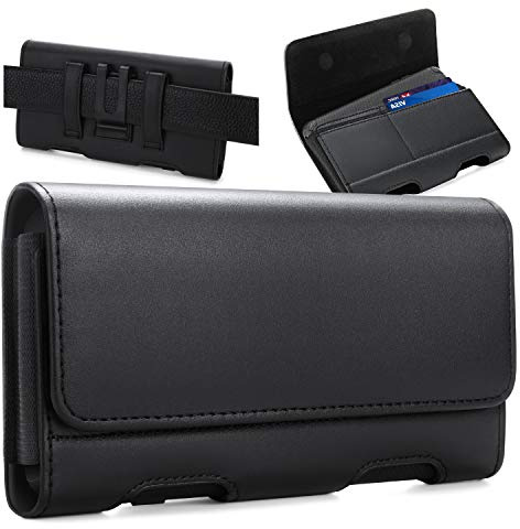 BECPLT for iPhone 14 Pro Max 13 Pro Max 12 Pro Max 11 Pro Max Gürtelclip Hülle,iPhone XS MAX Holster Leder Tasche Handytasche Gürteltasche Schutzhülle Case für iPhone 11 XR 8 Plus 7 Plus 6s Plus 6+