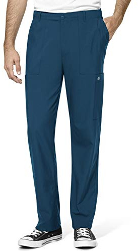WonderWink Men's Flat Front Cargo Pant Pantaloni Medici Scrubs Uomo (Pacco da 1)