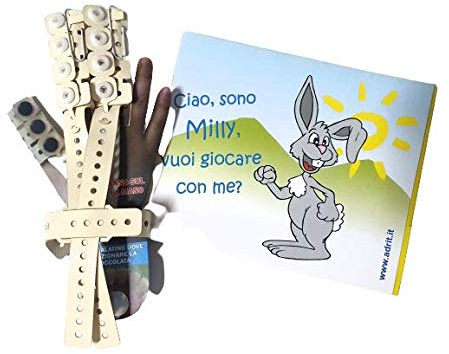 BRACCIALE MILLY DISPOSITIVO MEDICO PER SMETTERE DI SUCCHIARE LE DITA. ANTICIUCCIO DITO PER NEONATO E ADULTO, SUZIONE DEL DITO… (Due dita)