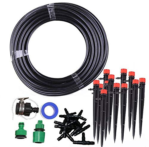 25M DIY Drip Irrigation System Garden Watering System Automatic Watering Hose Adjustable Micro Dripper Kit Garden Watering Kits