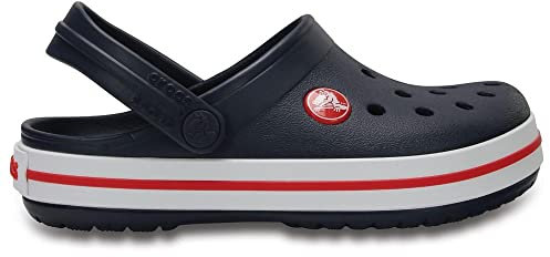 Crocs Unisex Kinder Crocband Clog K Clog, Navy/Red, 30/31 EU