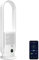 djive ARC Portable Ventilador y Purificador de Aire Silencioso de 29dB con Batería, Ventilador de Columna Oscilante Ideal para Casa y Camper, Compatible con Alexa y App, Blanco