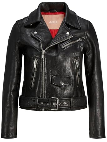 JACK & JONES Dam Jjxx Jxholly läder Biker JKT Noos läderjacka, svart, XL