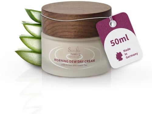 Pinsky & Sons – Gesichtscreme Morning Dew Day – Parfümfreie Naturkosmetik mit BIO Extrakten 50ml Tagescreme – Anti-Aging Feuchtigkeitscreme alle Hauttypen – Ohne Zusatzstoffe, schnell einziehend