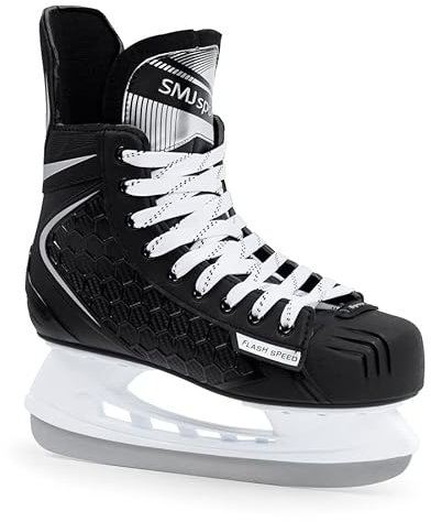 SMJ Vermont Herren Hockey Schlittschuhe Eislaufschuhe Hockeyschlittschuhe Eishockey | Größen: 42, 43, 44, 45, 46, 47 (42)