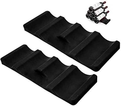 Gativs Porta Bottiglie da Frigo 2 Pezzi Portabottiglie Frigo Stile Europeo Porta Bottiglie da Frigo Supporto Bottiglia Vino Birra Porta Lattine Frigorifero Porta Lattine Frigorifero Universale