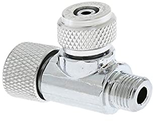 SEIWEI Aquarium CO2 Check Valve, Fish Tank Regulator Needle Check Valve, Bubble Counter Fish Tank Accessory for Aquarium Plants Fish Tank (Single Head)