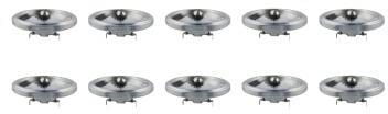 Lighto GU5.3 Halogen 50W 12V – AR111 Halogenstrahler Dimmbar – 630 Lm Warmweiß 2900K – 24° – Ø111mm – 10 Stück