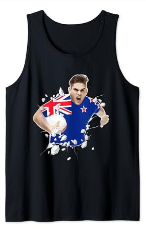 Neuseeland Rugby Union Trikot 2019 Fans Kit Kiwi Fans Tank Top
