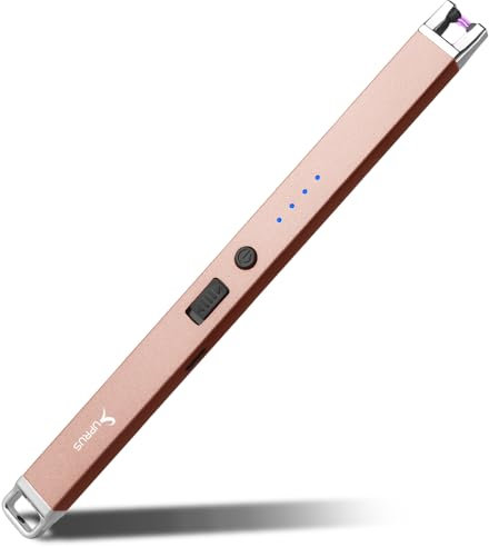 Accendino elettrico Arc antivento USB ricaricabile senza fiamma con serratura di sicurezza per candela