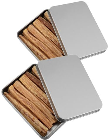 Mipcase Natural Wood Firelighters and Fatwood Fire Starter Sticks, Kiln Dried Kindling Wood for Bbq and Outdoor Camping, 2 Boxes Fire Starting Tools for Campfires and Fireplace Use