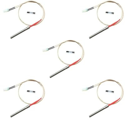 Timcryxient Juego de 5 varillas de encendido para estufas de pellets, incluye fusible