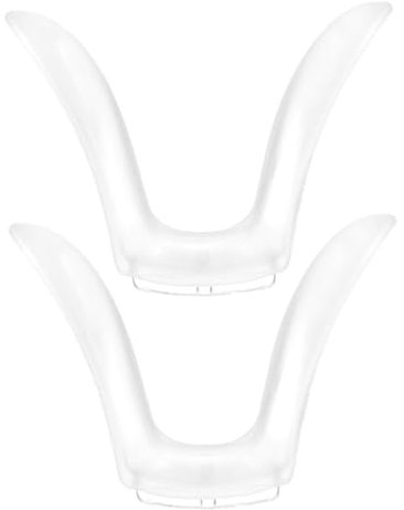 KOCKSHION 2pcs Silicone Glasses Nose Pads Soft Comfortable Replacement Pads for Eyewear Push Fit Nose Bridge for Sunglasses and Eyeglasses