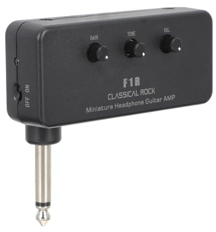 Toddmomy Tragbarer Kleiner E-gitarrenverstärker mit Lautsprecher Leichter Outdoor Combo Verstärker für Akustik und E-Gitarre Wiederverwendbar für Straßen und Bühnenauftritte