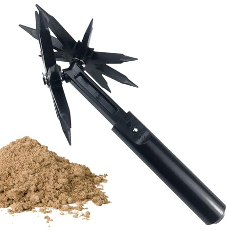 Rotogriffe Outil de Jardin,Binette Manuelle pour Jardinage - Cultivateur de Terre Polyvalent, Outil de Jardin pour la Bordure, Le Rempotage, Le Jardinage Domestique et la Plantation de Légumes