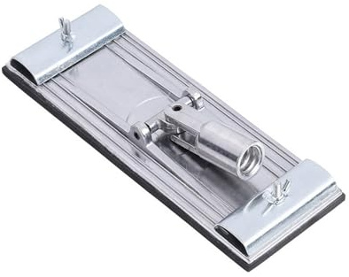 Supporto per levigatrice, telaio universale in lega di alluminio per carta vetrata a passo grosso, levigatrice per parete e soffitto per cartongesso e carrozzeria auto (filettatura femmina)