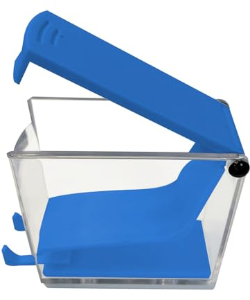 Watte-Rollenspender für Zahnarzt – transparente Halterung für | Baumwollrollen vom Typ Presse | Aufbewahrungsbox für Zahnarztbedarf, konische Halterung