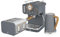 Swan Nordic Kitchen Set, 1.7L Fast Boil Kettle & 4 Slice Toaster & Espresso Coffee Machine, Matte Grey, SK14610GRY, ST14620GRY, SK22110GRY