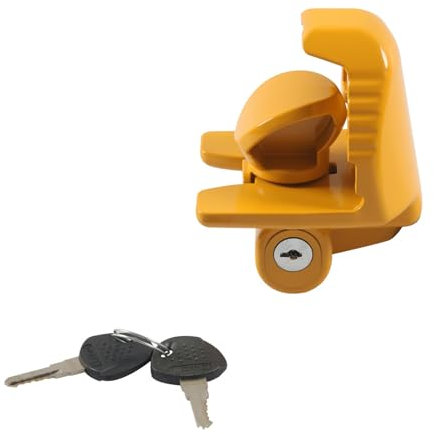 HUANGGG Verrou de remorque en aluminium pour remorque, cadenas à manille, serrure de coupleur