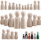 50 Pcs Non Finite Bambola, Bambole a Pioli in Legno, Omini Legno Fai-Da-Te, Figure Familiari da Dipingere, per Lavori Fai da Te Creazioni Artistiche e Painted