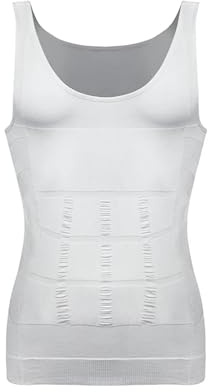 DSFIHJO Camiseta Reductora Hombre 2 uds. Ropa Moldeadora de Cuerpo Adelgazante for Hombre, corsé, Chaleco, Camisa compresión for Abdomen, Control del Vientre, Ropa Interior Cintura Delgada, Deportivo