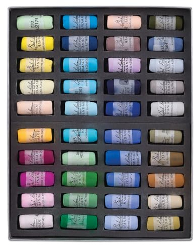 Jack Richeson 422926 Handgerollte weiche Pastellkreiden im Querformat