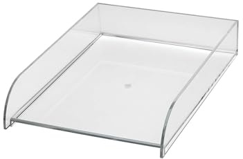 Maul 1950105 Stapelbart Brevfack Din A4 Kristallklart, Transparent