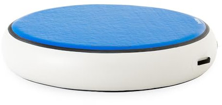 Sport-Thieme AirSpot | für Anfänger bis Profis | Indoor u. Outdoor | Schneller Auf- u. Abbau | Leicht zu transportieren | Blau | Vinyl | Training | AirSpot | Fußpumpe mit Manometer