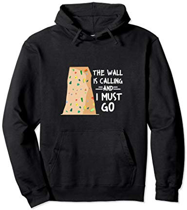 Bouldern Wand Klettern Freiklettern Boulderer Pullover Hoodie