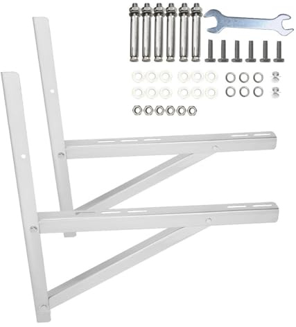 Soporte de montaje de acero inoxidable para sistemas de bomba de calor de aire acondicionado dividido sin conductos de 9000-36000BTU (triangular)