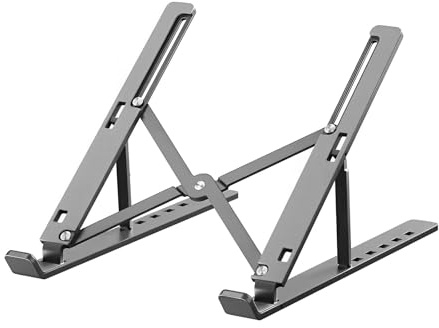 Musiin Adjustable Drum Controller Audio Device Stand Holder,Compatible with Native Instruments Maschine Plus Mk3,Akai MPC Sample,Behringer X-Touch,Adjustable Aluminum Folding Stand for Home Studio