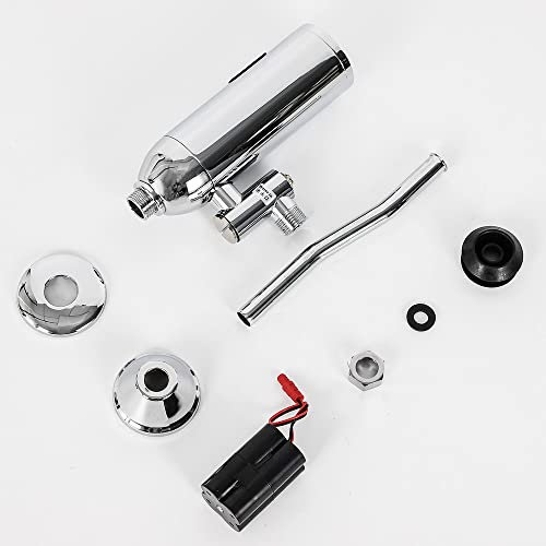 Wandmontage Urinal Spülventil Sensor, Automatik Sensor Urinal Spülventil Druckspüler G1/2 Toilette Urinal Toilettenhocker für Badezimmer Wasser sparendes