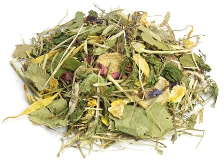 Mr. Crumble Herbstrascheln Struktur-Futter mit Flocken und Blättern für Kaninchen, Meerschweinchen und andere Nager 1 kg