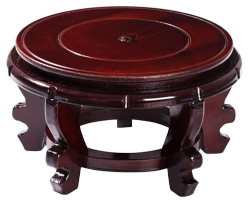 SUPVOX Supporto in Legno Massello Per Piante Con Base Robusta 10.6 Pollici Porta Vaso Da Interno Ed Esterno Alzatina Per Fioriere E Espositore Per Decorazioni Artigianali