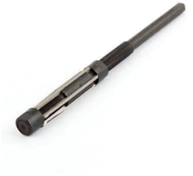 Reibahle mit geradem Schaft, 5 6 Nuten HSS, verstellbare Handreibahle mit geradem Schlitz, Durchmesser 6,25–29,5 mm, Reibahlenwerkzeug, 1 Stück(17-19mm)