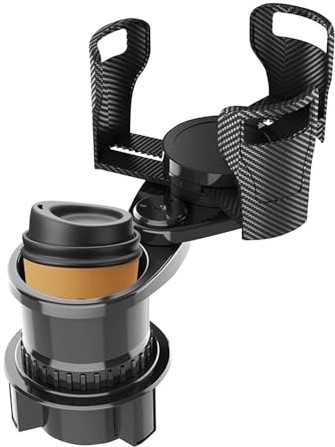 Expanseur porte-gobelet 2 en 1 pour voiture | Rallonge porte-gobelet de voiture 2 en 1,Porte-gobelet de voiture avec insert multifonctionnel universel Porte-téléphone portable pour organisateur