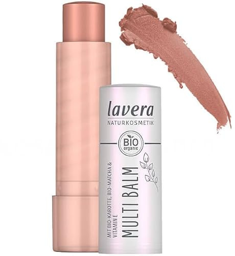 lavera Multi Balm Blister - Sundown Gold 03 - frischer Glow - müheloses Verblenden - für Augen, Lippen & Wangen - vegan - Naturkosmetik