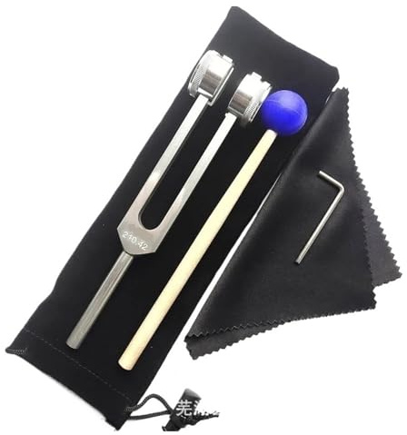 SUBLXPoten Diapason Juego de diapasón Plateado, diapasón, Sonido, Instrumento Musical, Instrumentos de Efectos de percusión Diapasón(1pcs 210.42 HZ)