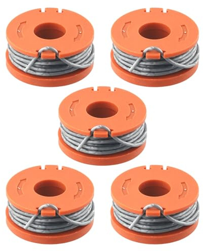NINMORTH 5-Pack Trimmer Spool and Line Replacement S1825CT, S3630CT, S3630CT2 18V and 36V Grass Trimmers