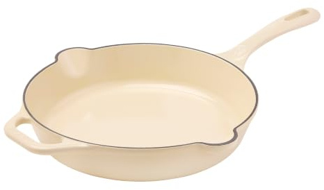 VICTORIA Sartén Hierro Fundido Esmaltado White Sable Inducción 23cm