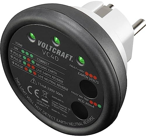 VOLTCRAFT VC40 Steckdosentester CAT II 300 V